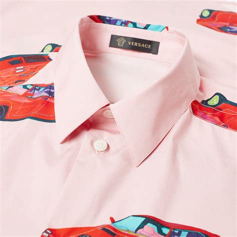 andy dixon versace shirt|Versace x Andy Dixon Short Sleeve All Over Print Cars Shirt.